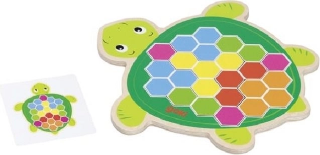 Puzzle din lemn Goki Testoasă