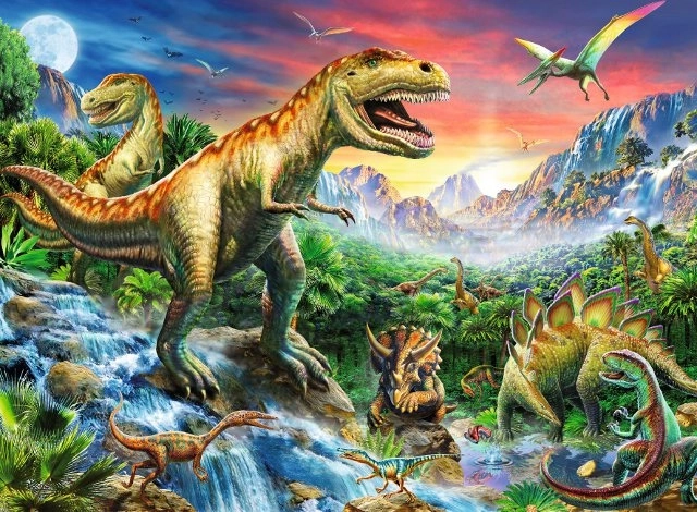 Puzzle XXL Dinozauri pentru copii