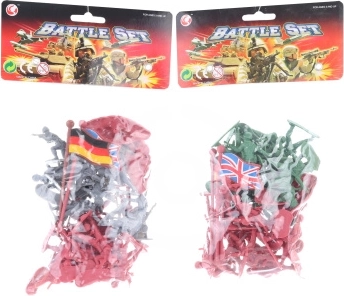 Soldăței de plastic în săculeț – două seturi colorate