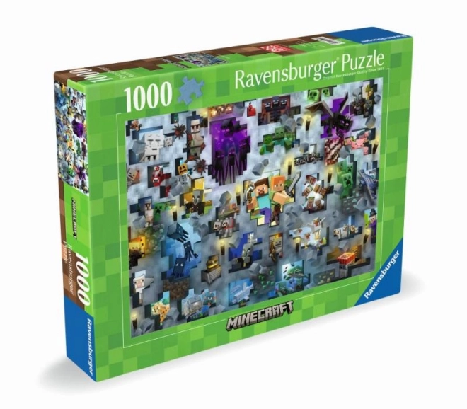 Puzzle provocare Minecraft 1000 de piese