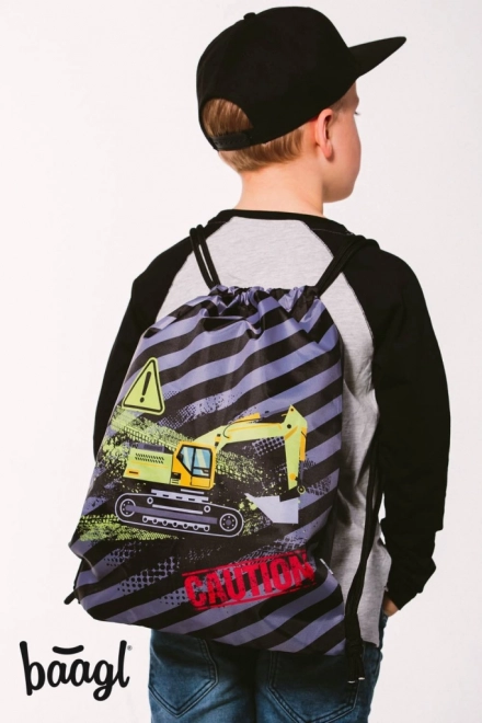 Set școlar Ergo BAAGL cu ghiozdan, penar, sac