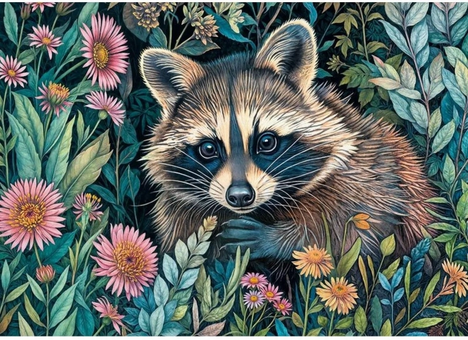 Puzzle Raton în Flori 1000 Piese