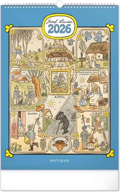 Calendar de perete Josef Lada 2026