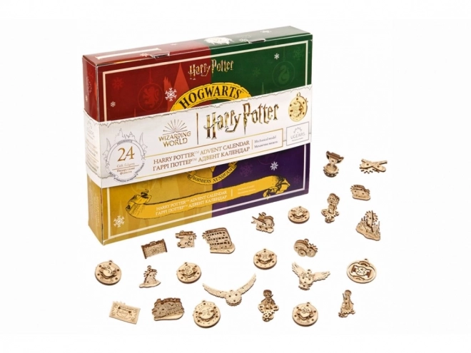 Ugears puzzle mecanic din lemn 3D Harry Potter - Calendar Advent