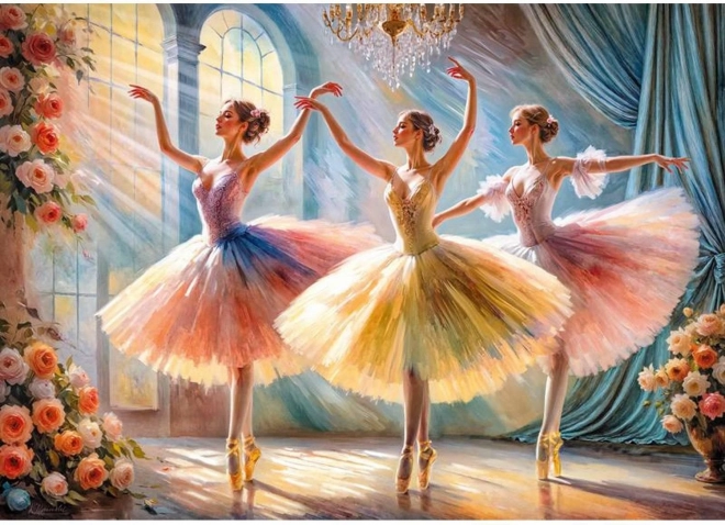 Puzzle Trei balerine 1000 piese