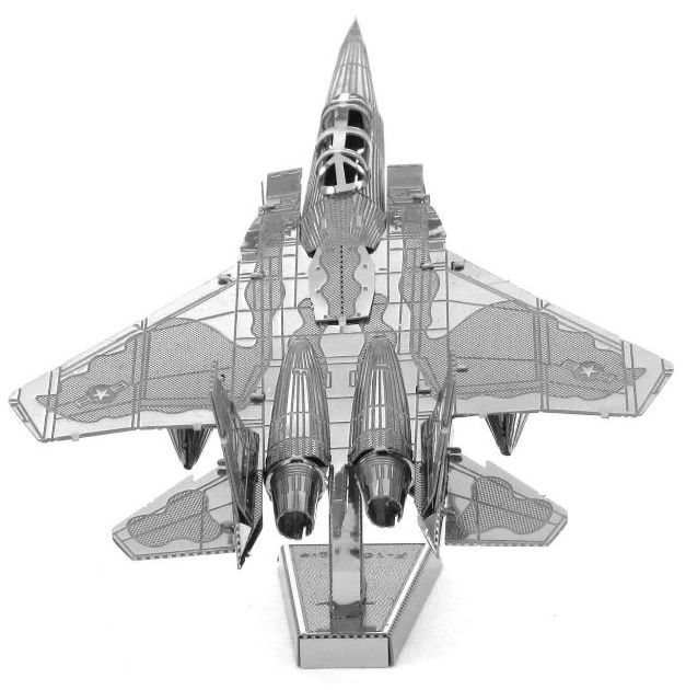 Puzzle 3D Metal Earth Avion de Luptă F-15 Eagle