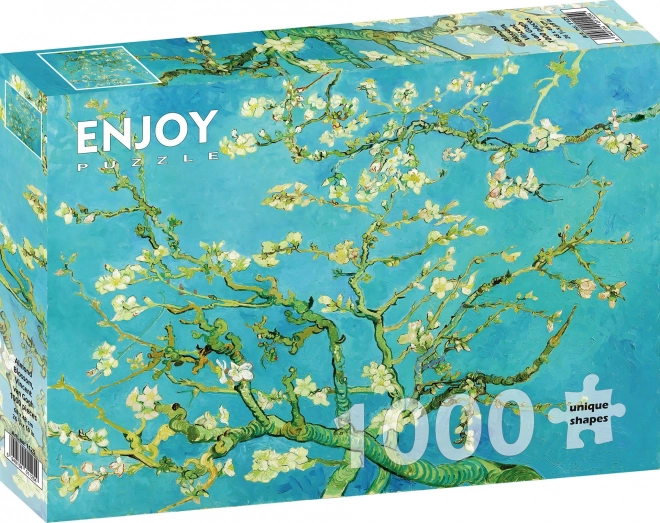 Puzzle Vincent Van Gogh Văzut de aproape - Ramură de migdal 1000 piese