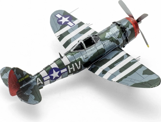 Puzzle 3D Metal Earth Avion P-47 Thunderbolt