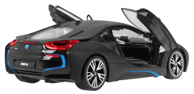 BMW i8 negru RASTAR 1:14 auto cu telecomandă + telecomandă 2,4 GHz