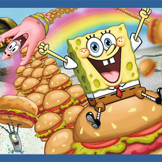 Puzzle Viața lui SpongeBob 4v1