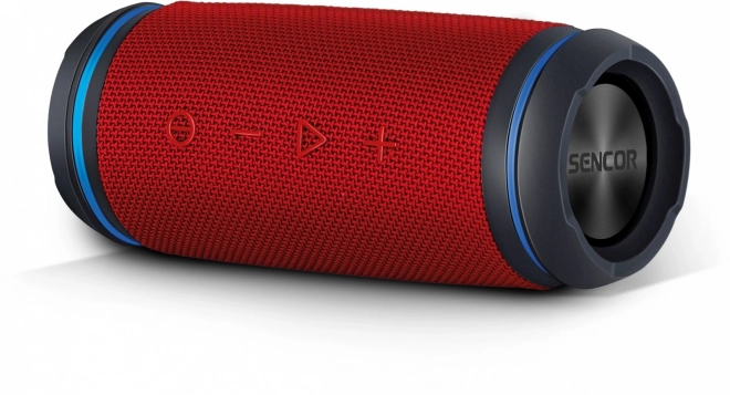 Boxă Bluetooth rezistentă IPX6 cu NFC roșie