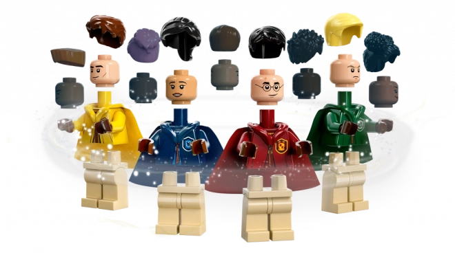 set lego harry potter: cutia cu quidditch