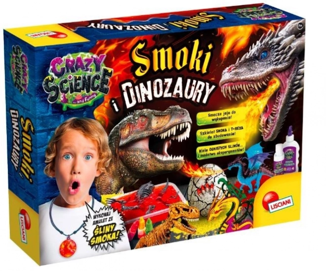 Set științific Crazy Science Dragoni și Dinozauri