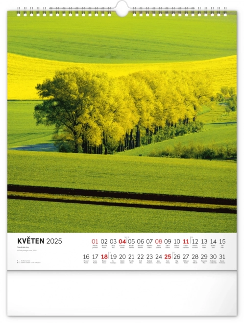 Calendar Perete Farmecele Toscanei Morave 2025