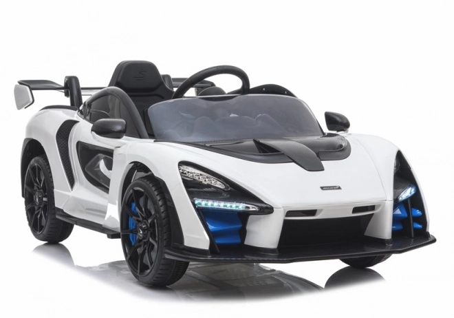 Mașină electrică McLaren Senna albă