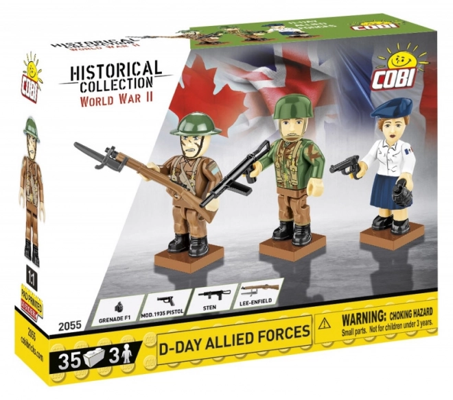 Forțele Aliate din Ziua Z - set de figurine COBI