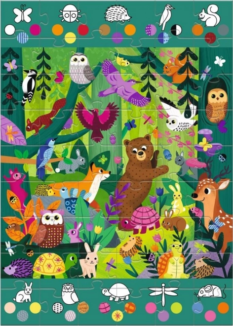 Puzzle de Observație DJECO: Cele 54 de piese