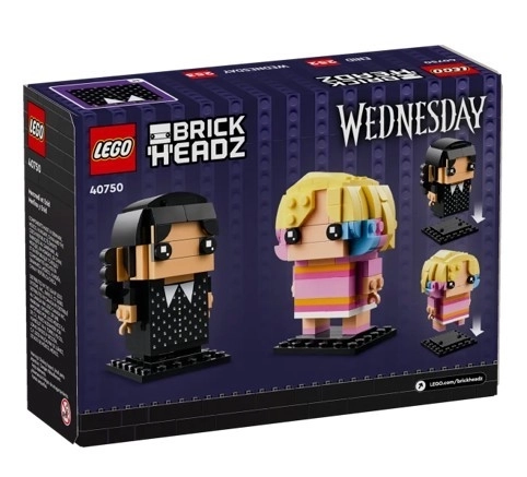 Construcție BrickHeadz Wednesday și Enid