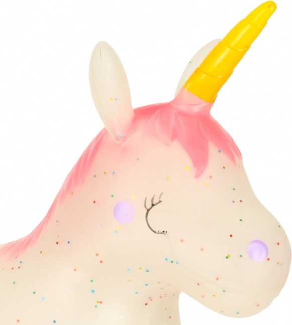 Jucărie săltăreață pentru copii cu pompă - Unicorn din cauciuc