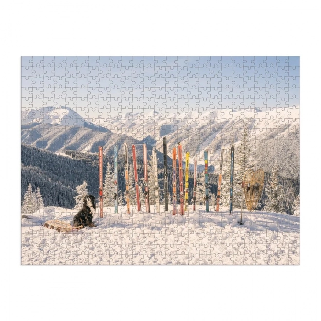 Puzzle vacanțe de iarnă 500 de piese