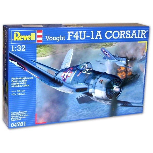 Model de avion Vought F4 U-1A Corsair din plastic