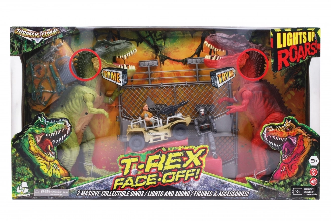 Set de luptă Dino Primal cu T-REX 32 cm