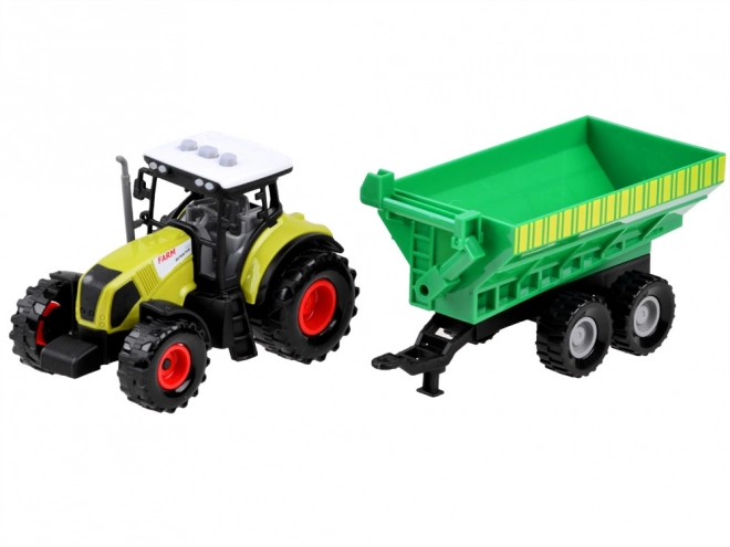 Set 3 x Tractor cu remorcă pentru fermier