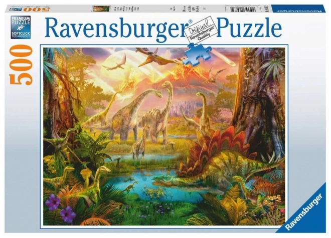 Puzzle Dinozauri 500 de piese