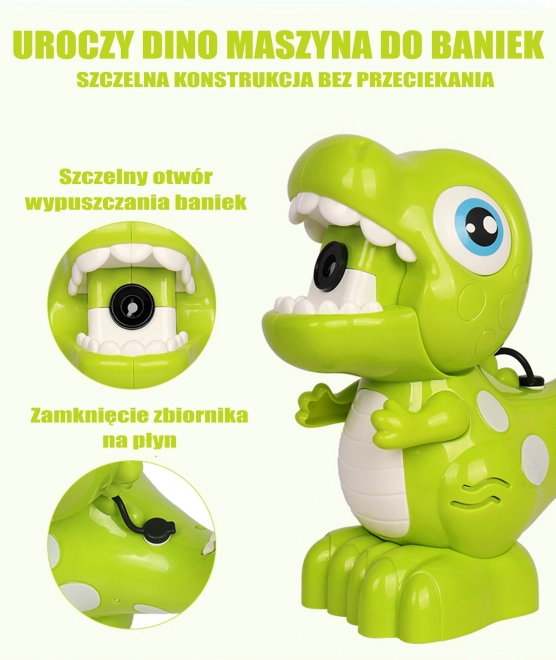 Mașină bule de săpun Dinozaur pentru copii