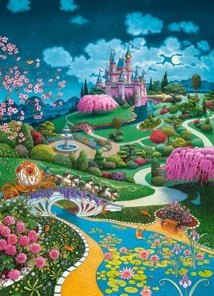 Puzzle castelul Cenușăresei 100 piese