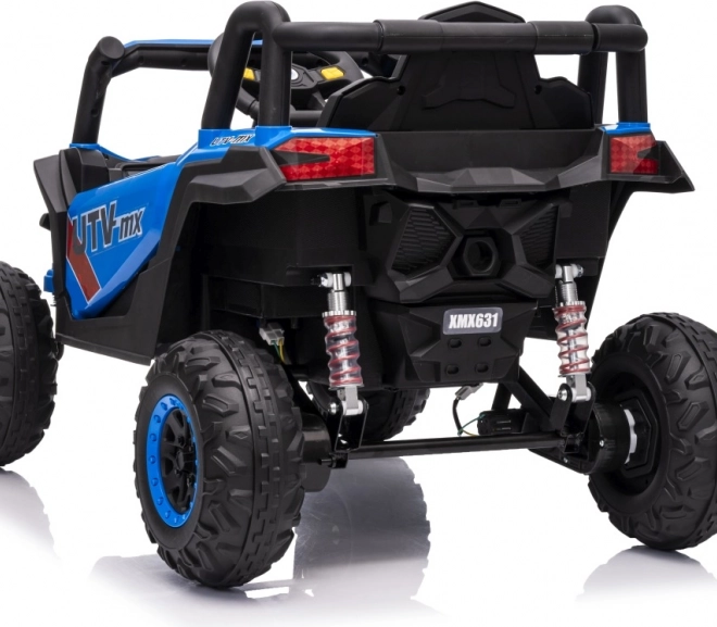 Vehicul electric pentru copii Buggy Madman UTV-MX albastru