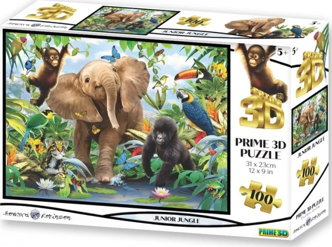 Puzzle 3D Junglă 100 piese