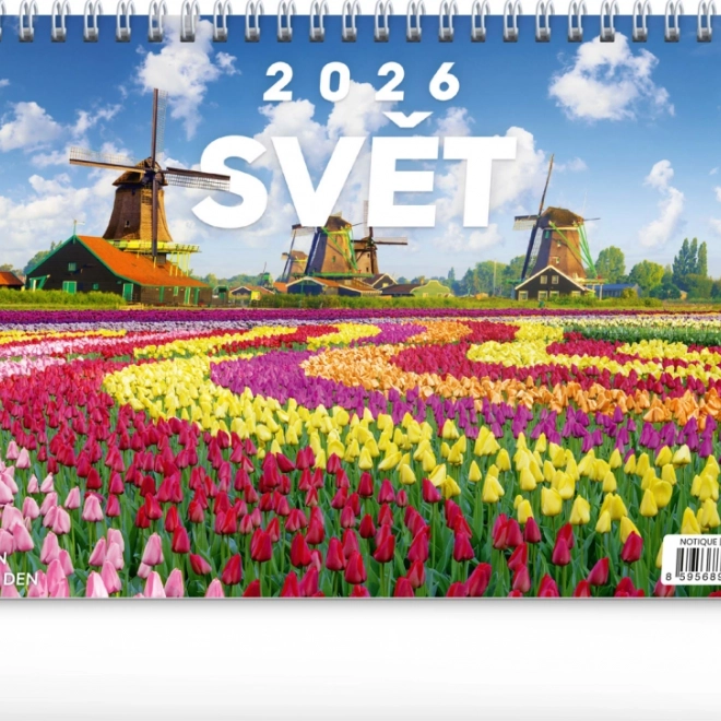 Calendar de birou Lumea 2026