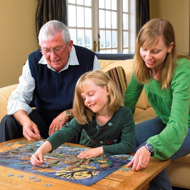 Puzzle de familie casa bântuită