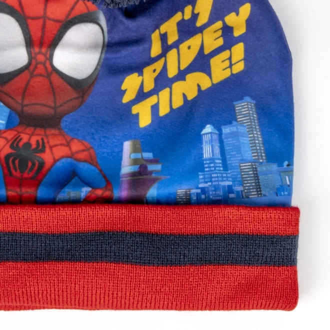 Set căciulă și mănuși Spidey