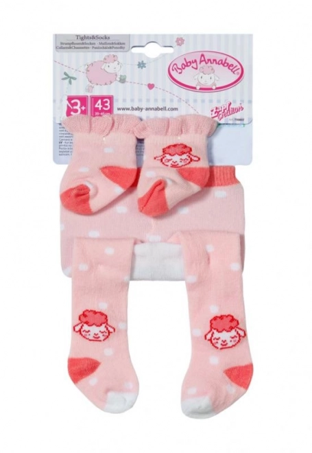 Colanți și șosete pentru Baby Annabell, 43 cm