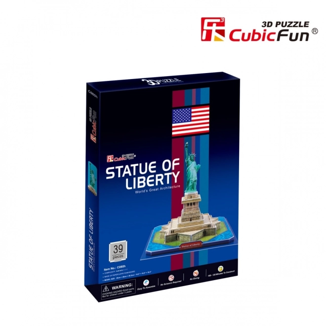 Puzzle 3D Statuia Libertății CubicFun