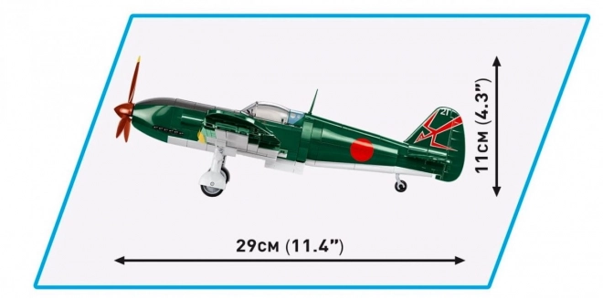 Avion KAWASAKI KI-61 II WW Tony, set construcție 1:32