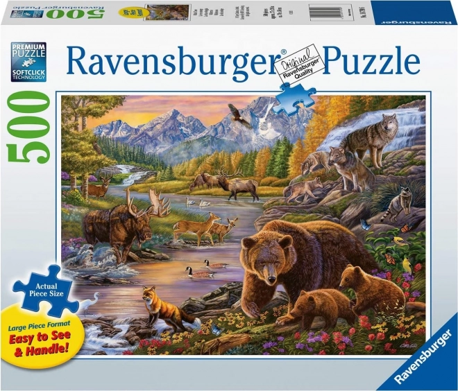 Puzzle Ravensburger Sălbăticie XXL 500 piese