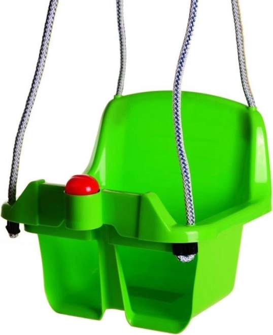 Leagăn cu claxon pentru copii - verde