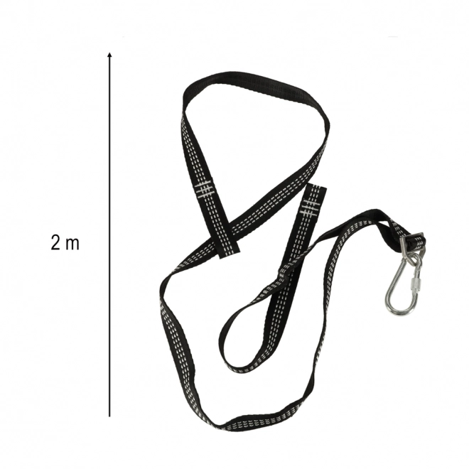 Set pentru montaj leagăn cu chingă și carabină 300kg