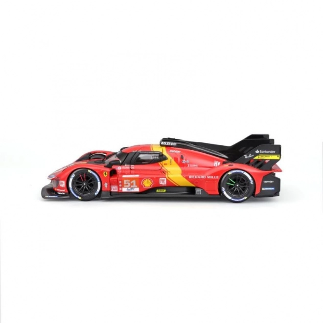 Model mașină Bburago 1:24 Ferrari Racing 499P LMH Roșu