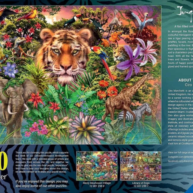 Puzzle animale exotice 1000 piese