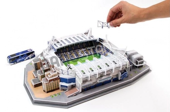 Puzzle 3D stadion Stamford Bridge FC Chelsea