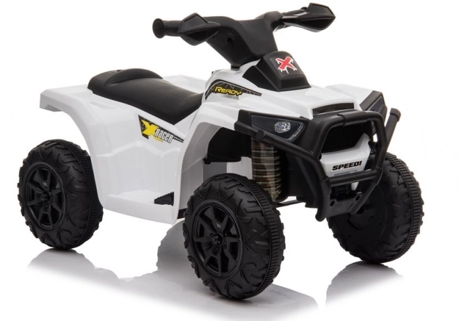 Quad electric pentru copii alb