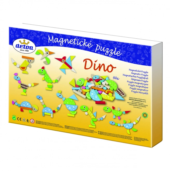 Puzzle magnetic dinozauri