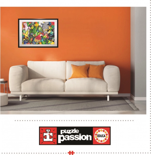 Puzzle Educa Papagali 500 piese