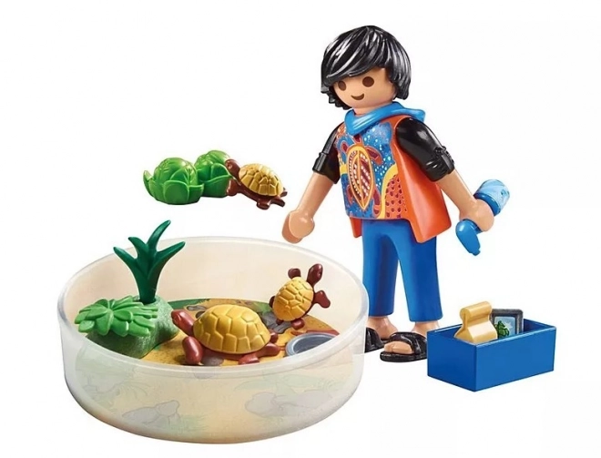 Set playmobil terrarium cu broaște țestoase