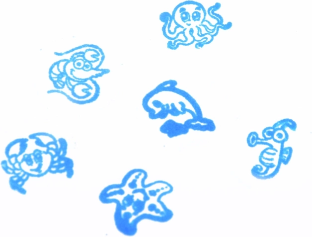6 motive marine adorabile
