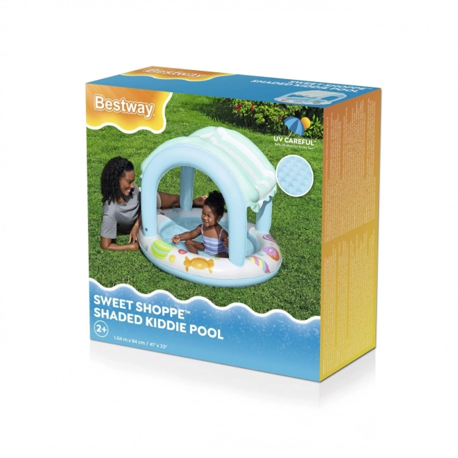 Piscină pentru copii cu acoperiș gonflabil Bestway Pączuś